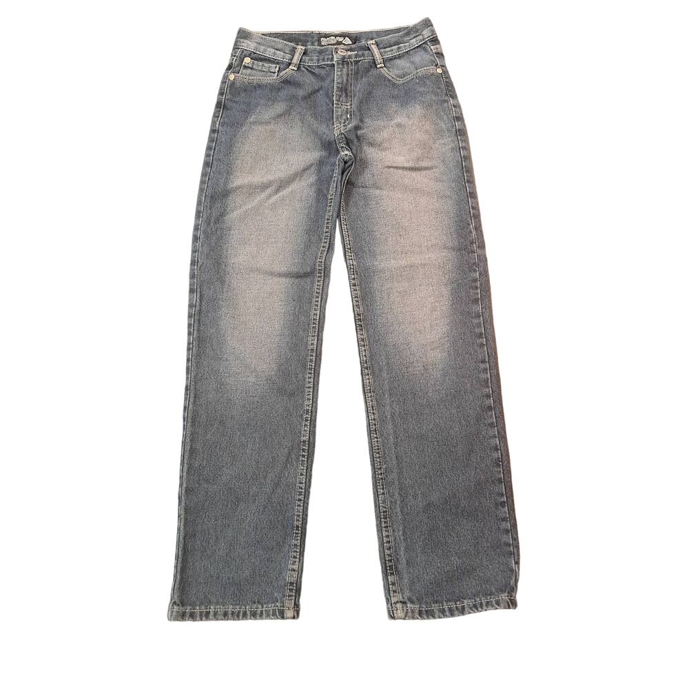 Boys Size 14 Roadblock Embroidered Jeans